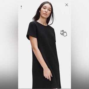 Eileen Fisher Tencel & Organic Cotton Honeycomb Dress